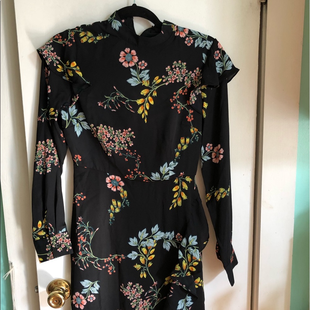 Who What Wear NWT floral maxi dress size XS